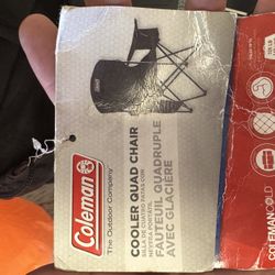 Coleman Cooler Quad Chair