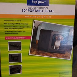 Indoor/Outdoor 30 In. Portable Crate 