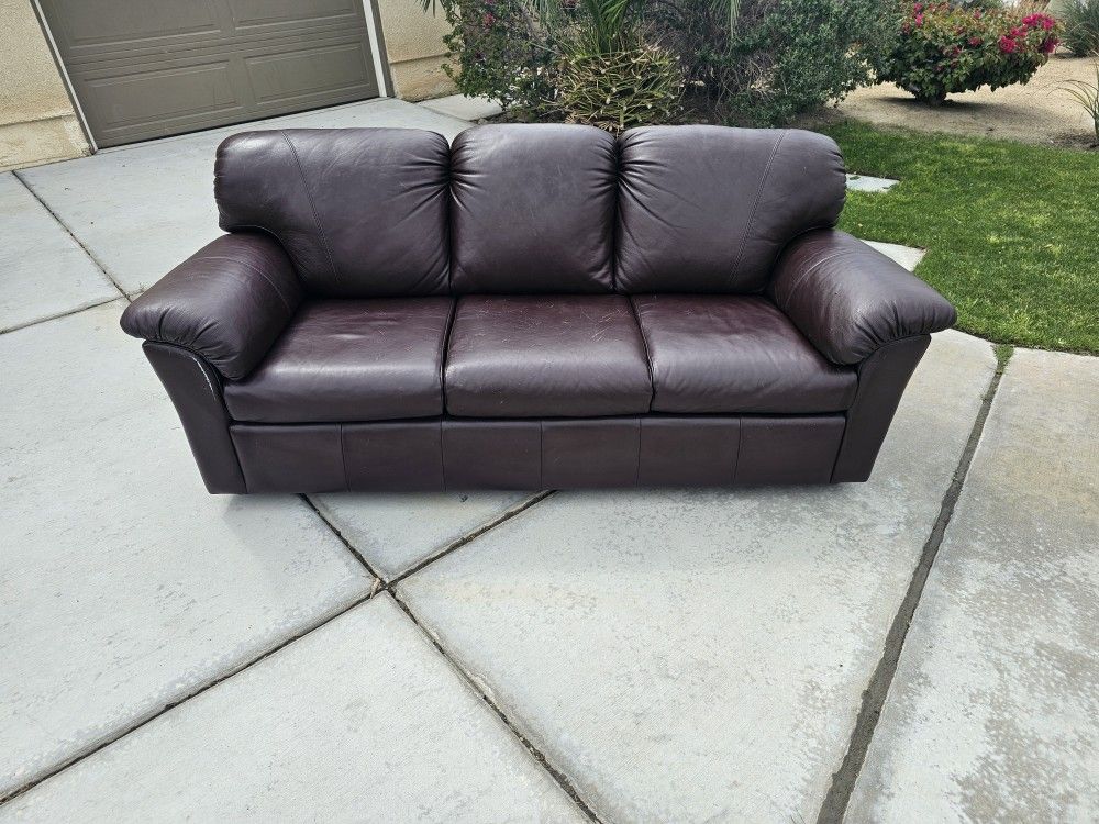 Leather Couch