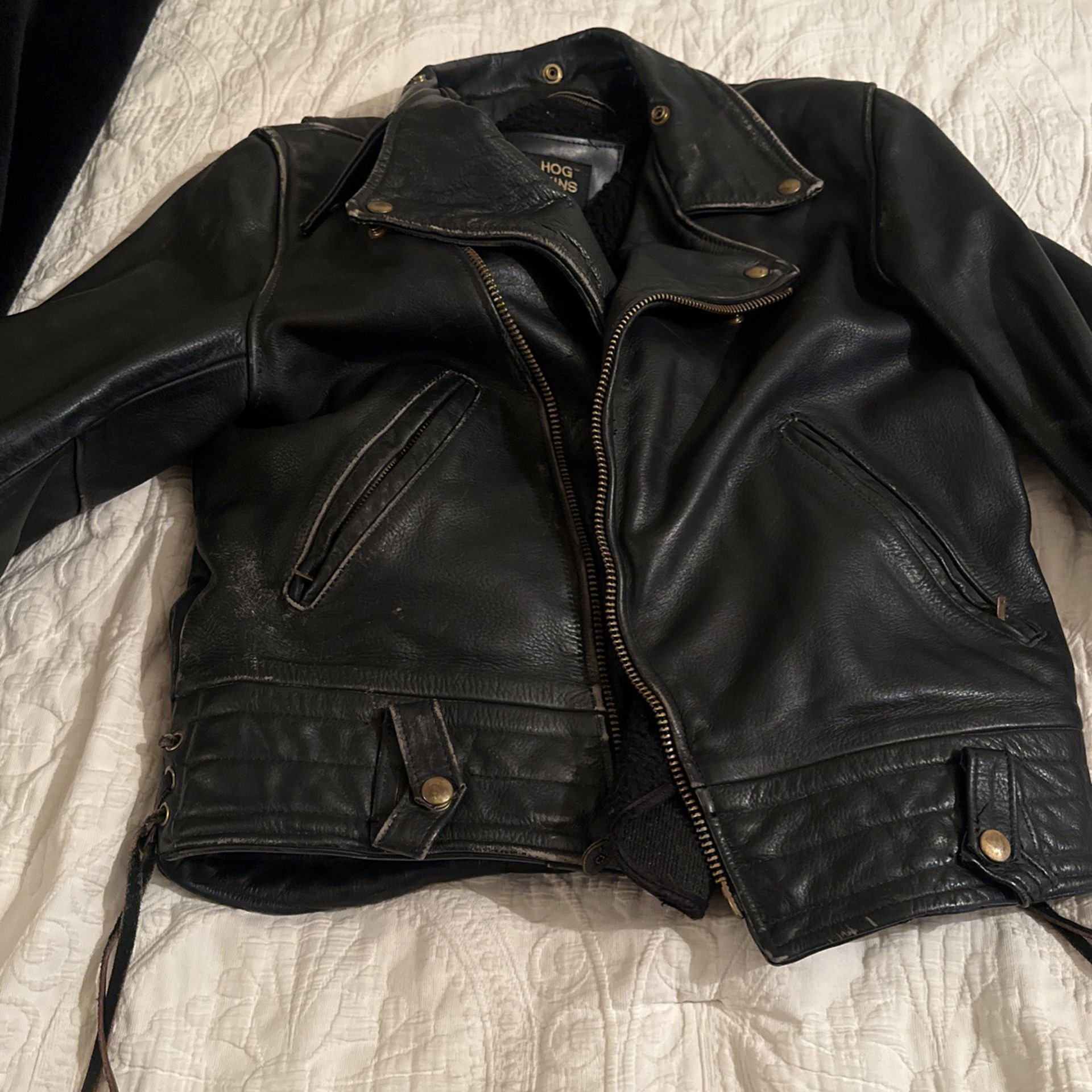 Vintage 1980’s Leather Motorcycle Jacket for Sale in Alhambra, CA - OfferUp