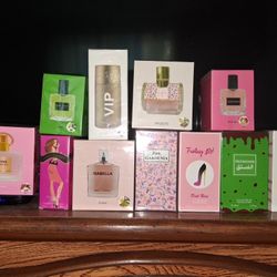 Women's and men's perfume and cologne