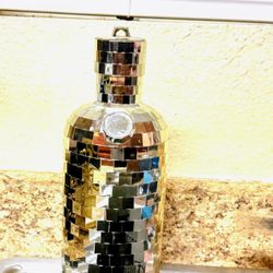 Vodka Promotional Limited Disco Mirrored Edition Bottle 