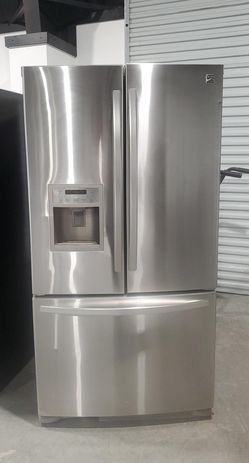 Kenmore 3-Door Stainless Steel Fridge
