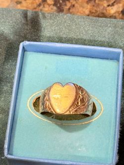 Gold Heart Ring