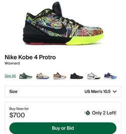 Kobe 4 Wizenard 10.5