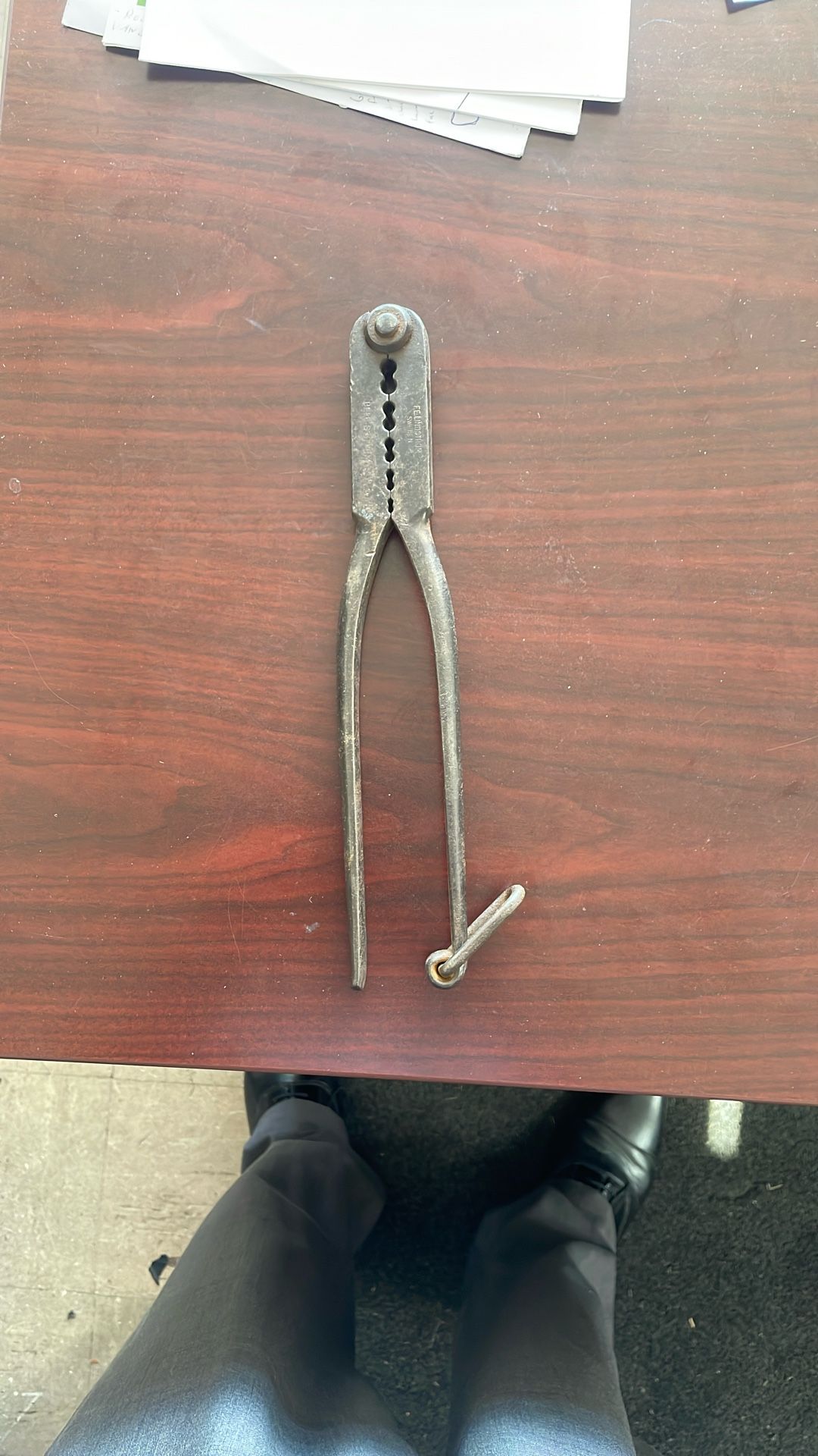 F.E. Lindstrom Vintage Crimping Tool