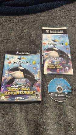 SeaWorld: Shamu's Deep Sea Adventures (Nintendo GameCube, 2005) Complete