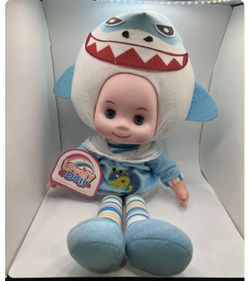 AuSLove Baby Shark Singing “18 Plush- Baby Doll Blinking Eyes