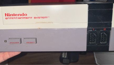 NES console and Super Nintendo console