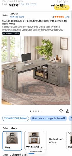 L- Shaped Office Desk