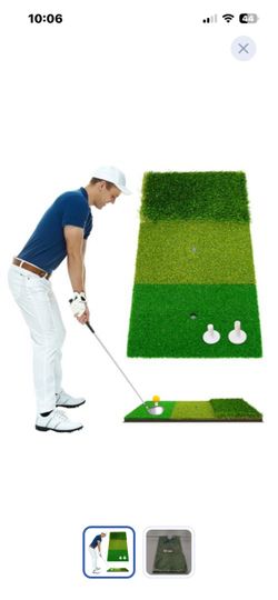“New”Golf Hitting Practice Mat with Tees