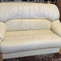 Genuine Leather Sofas (2 of Them)
