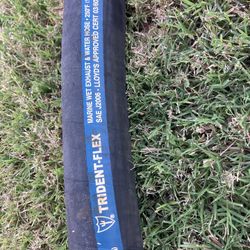 10ft Trident 2” Marine Wired Exhaust And Water Hose