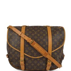 Pre Owned Louis Vuitton Saumur 43 Messenger Bag 