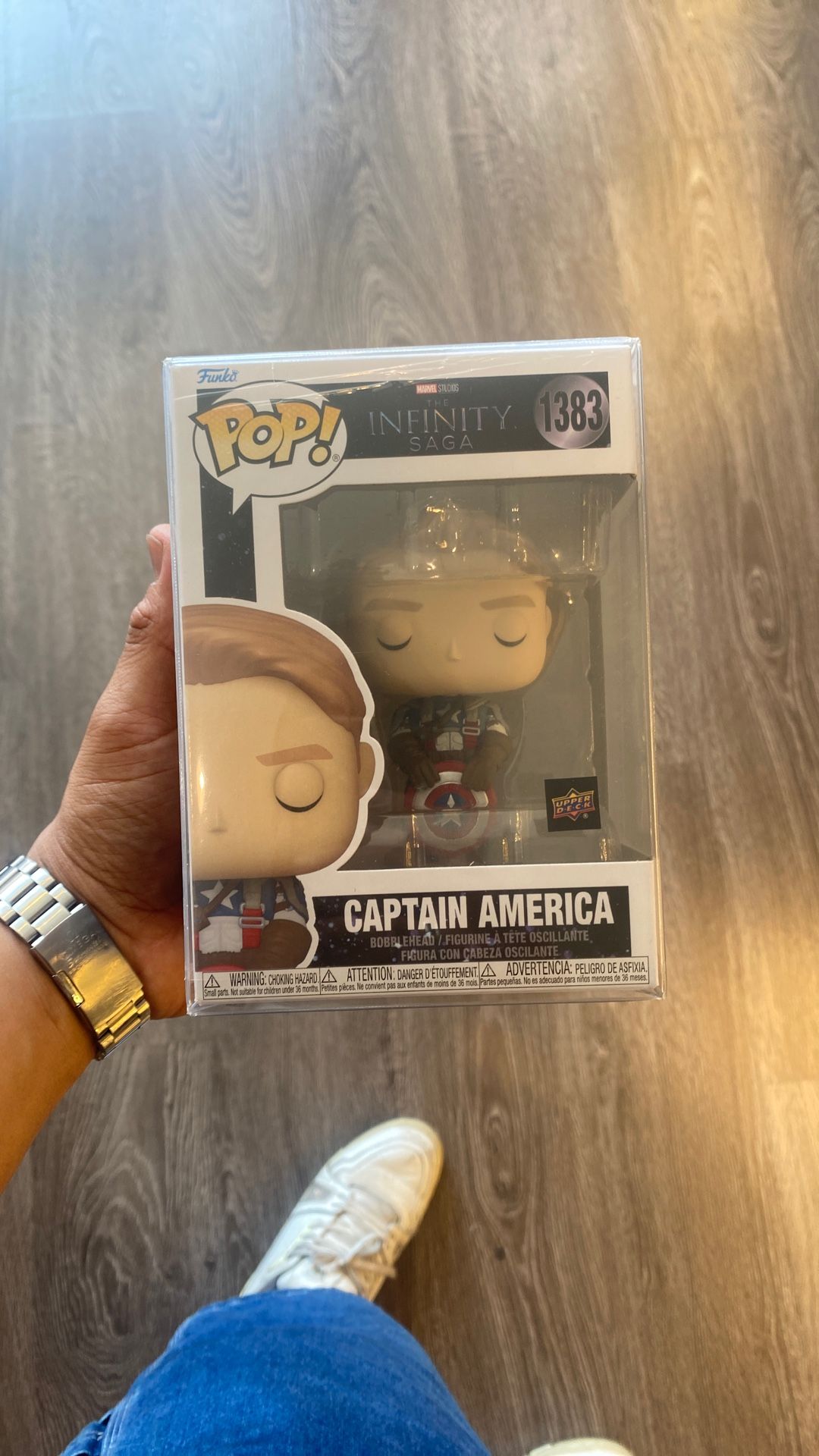 Funko Pop Upper Deck Captain America Marvel Toy Figure