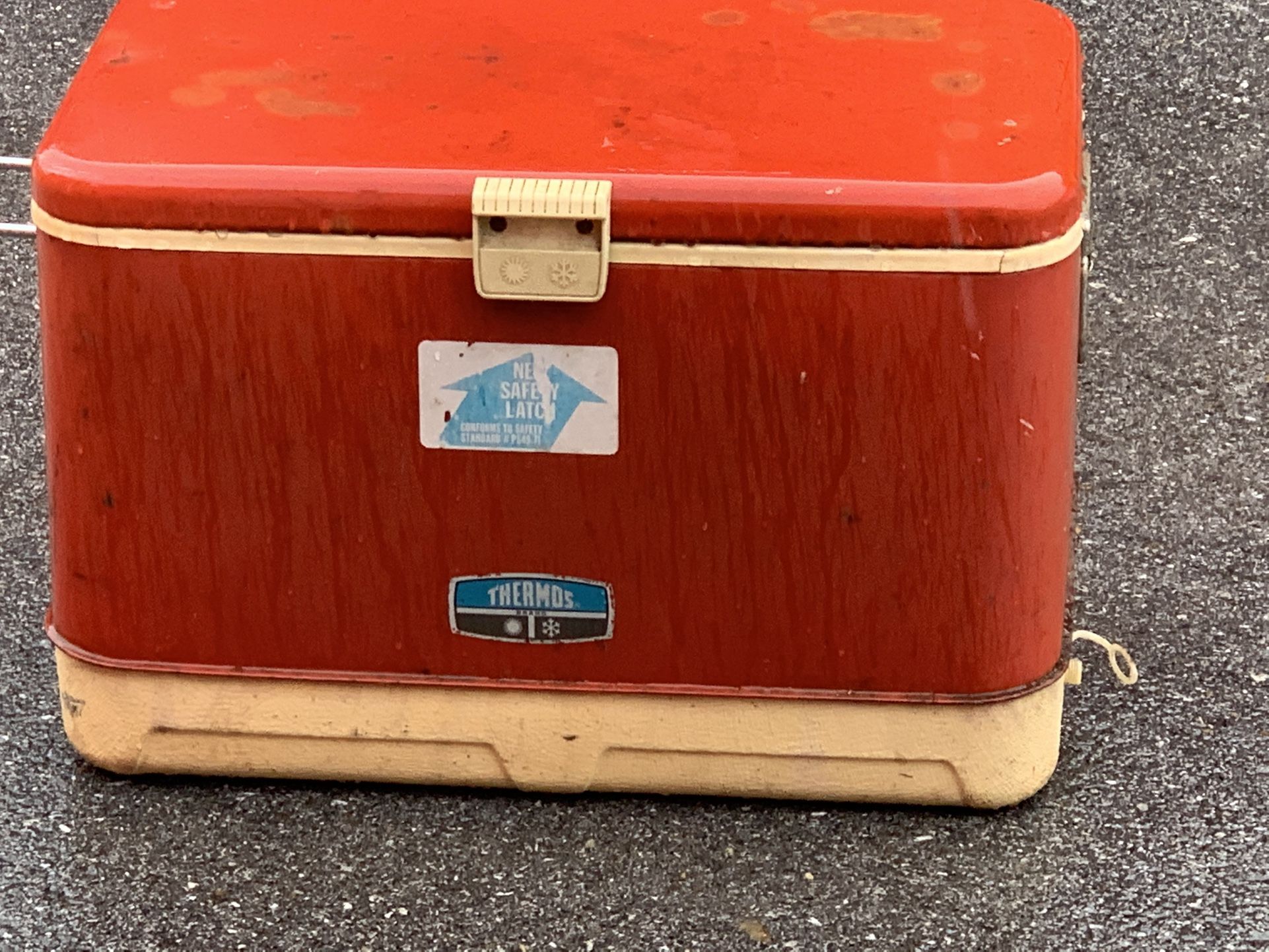 Vintage Metal Cooler