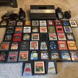 Atari 7800 with 45 games