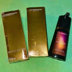 Polar Light Brown Hair Dye Shampoo 2-6.76 fl oz. Unopened + BONUS Bottle