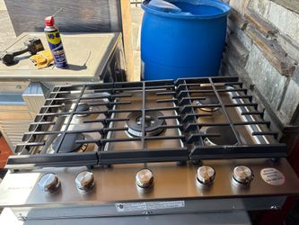 30 in kitchen aid cook top stainless steel