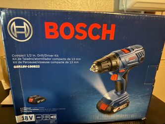 Bosch GSR18V-190B22 18V Compact Drill/Driver Kit