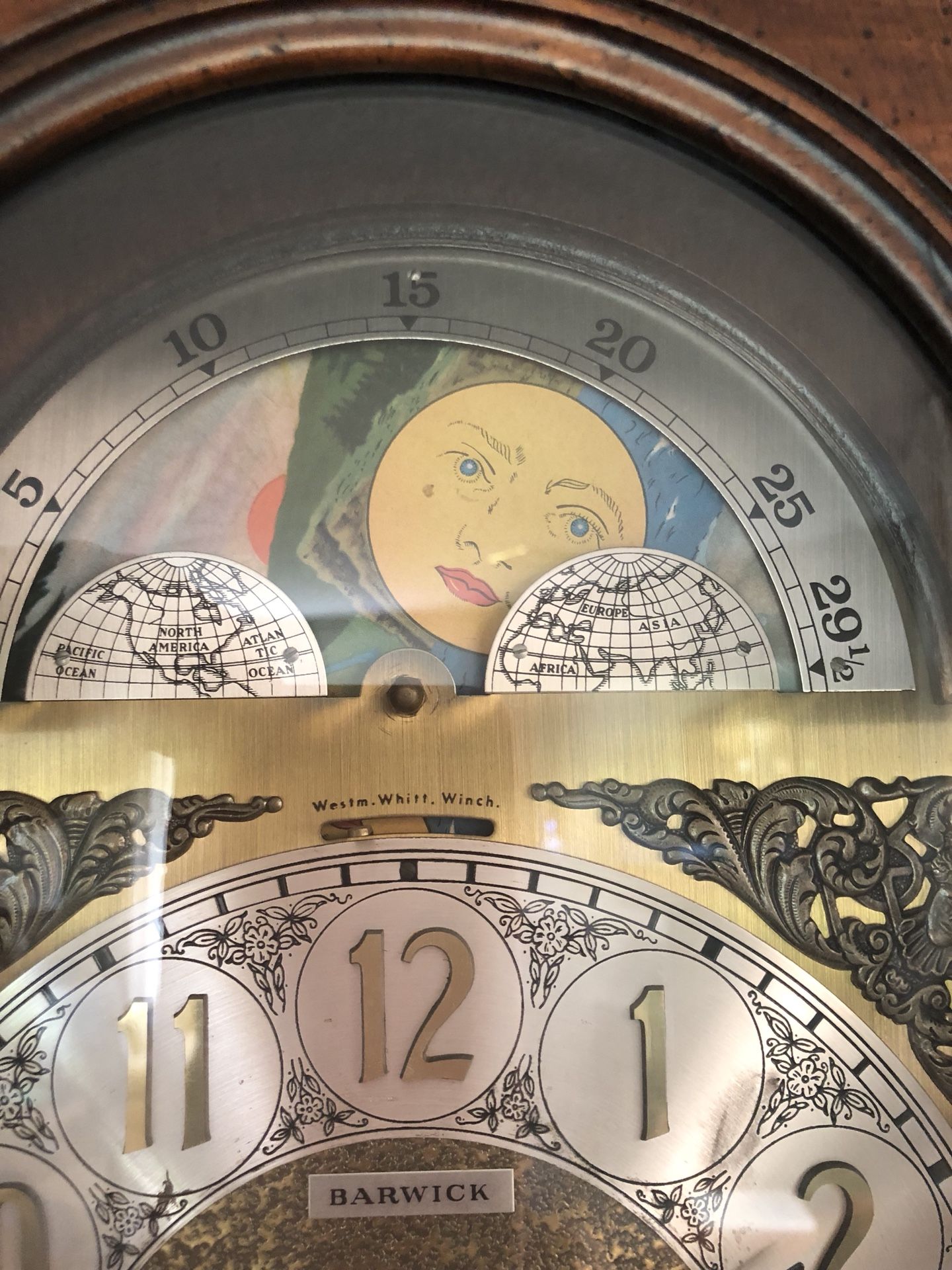 1974 Howard Miller grandfather clock by Barwick for Sale in Costa Mesa