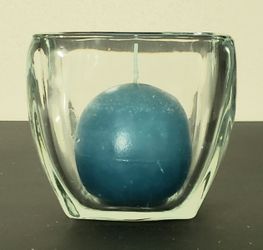 Glass Candle (included) Holder