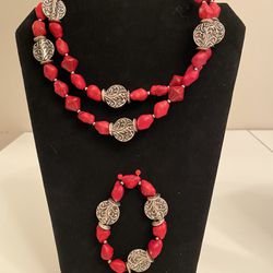 Premier Design “Salsa” Necklace And Bracelet , NEW!