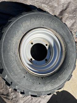 Tires And Wheels Pair For Kids Quad