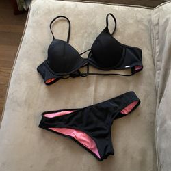 Black Bikini From Pink