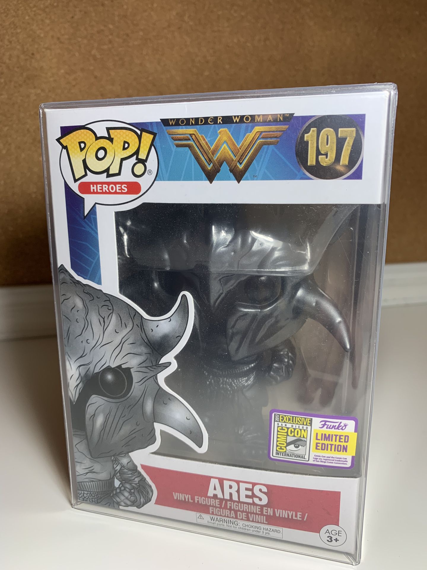 Ares (WonderWoman) Funko Pop - SDCC 2017 Exclusive with plastic protector