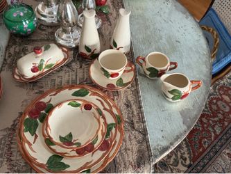 1950s Franciscan Apple Dinnerware Complete Se