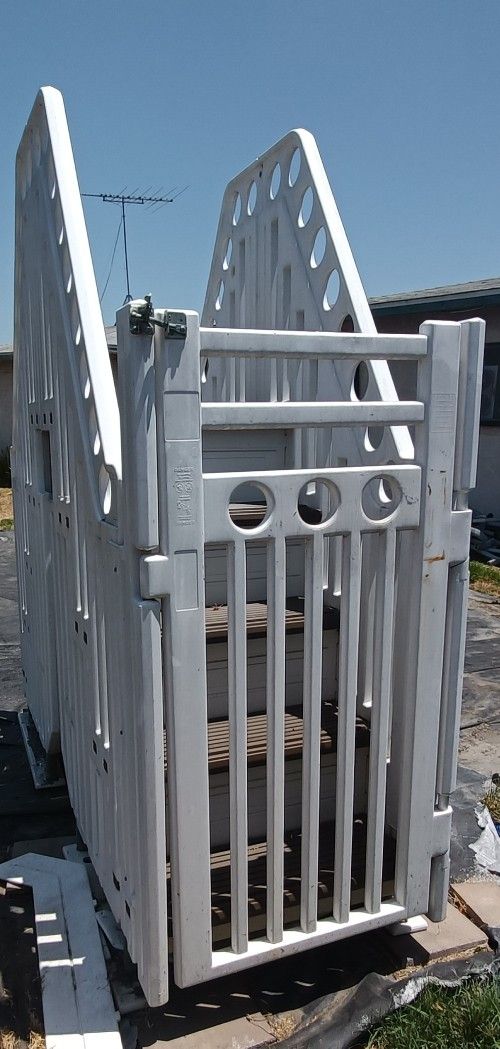 POOL LADDER W/GATE