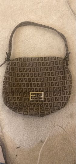 Fendi Zucchino Monogram Shoulder Bag