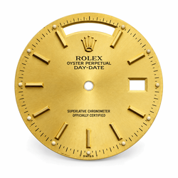 Original Rolex 36mm Day-Date Champagne Stick Dial. (Ref. 18038 / 18238 / 118238)