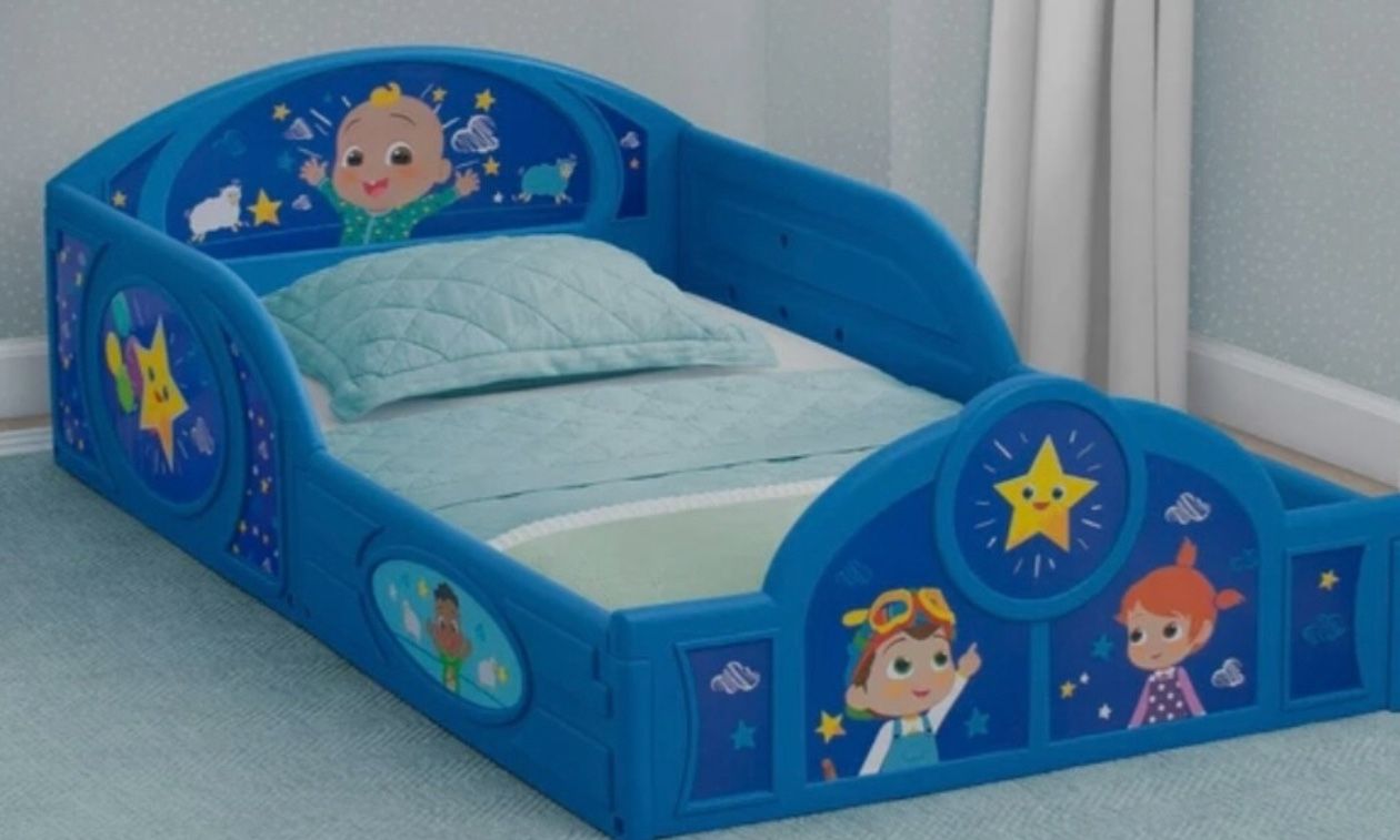 Cocomelon Toddler Bed And Newer Sealy Mattress $70 For Both