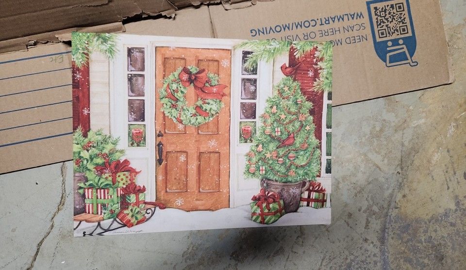 Christmas Wall Art Lite Up