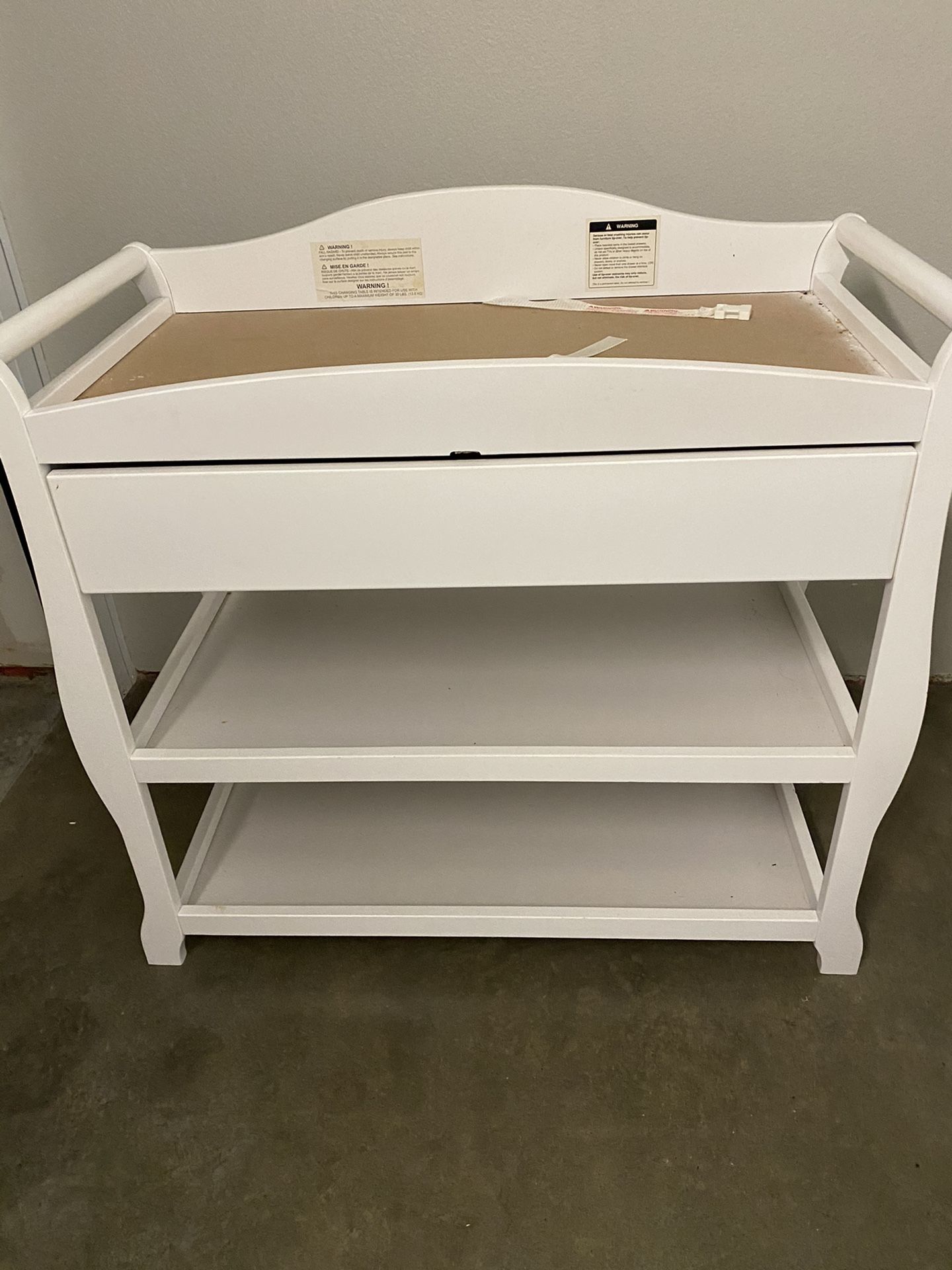 Baby changing table