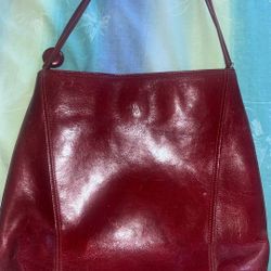 Vintage Monsac Burgundy Purse 