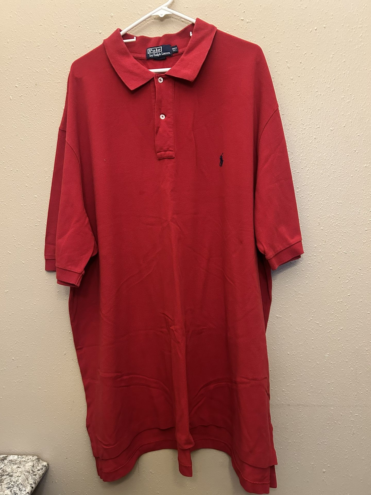 Red Polo By Ralph Lauren 3XLT Collar Shirt