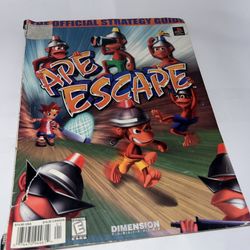 Ape Escape - The Official Strategy Guide For PlayStation 1 PS1 Dimension $25