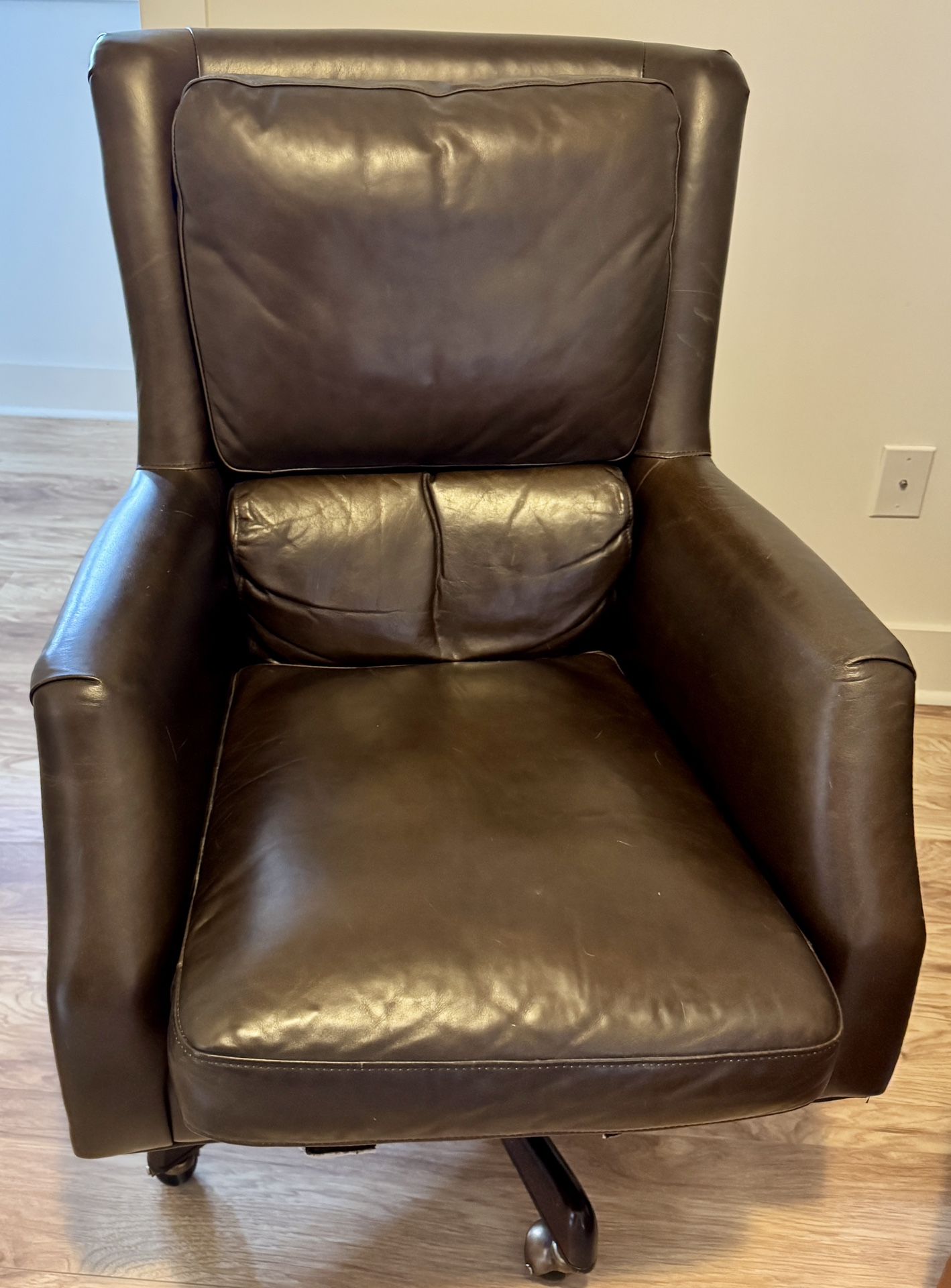 Arhaus Alex Leather Desk Chair