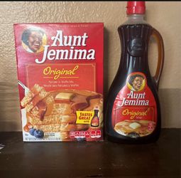 Aunt Jemima Vintage bundle Syrup and Pancake Mix