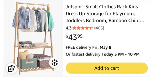 50in(H) clothing Organizer