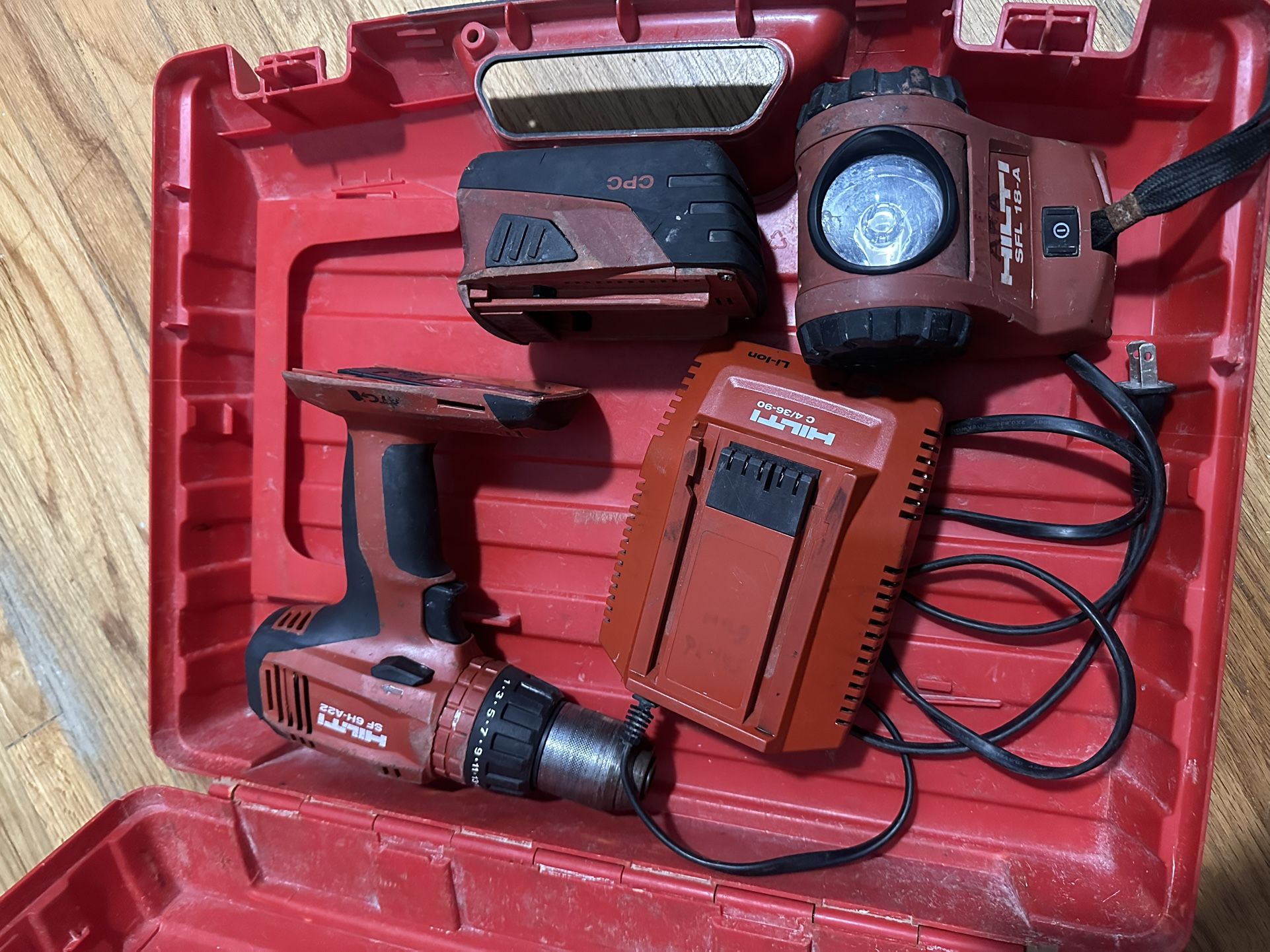 HILTI Hammer Drill And Light