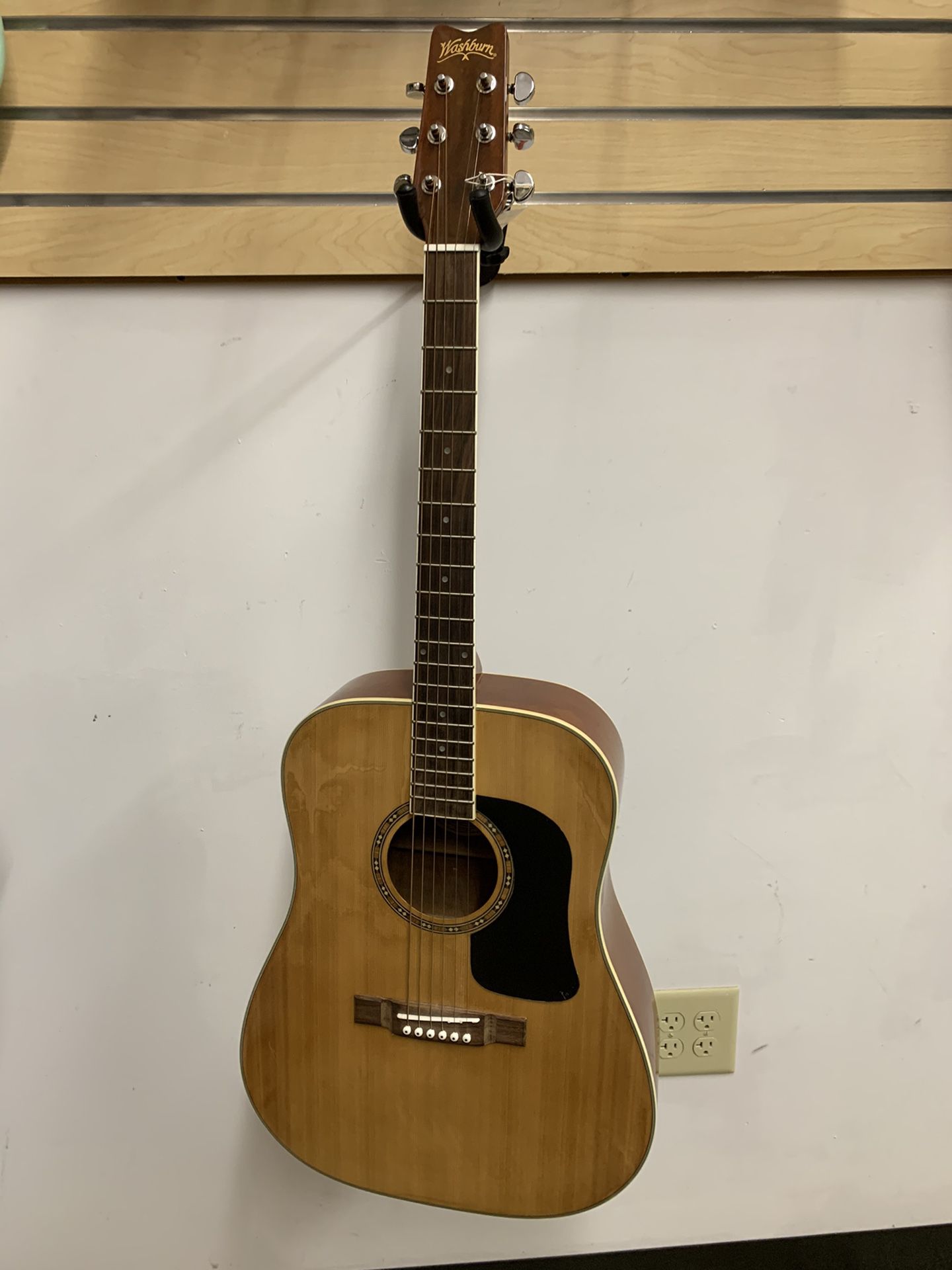 Washburn model D9C acoustic guitar