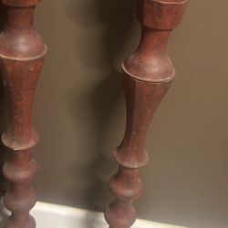 Wooden Candle Holders 