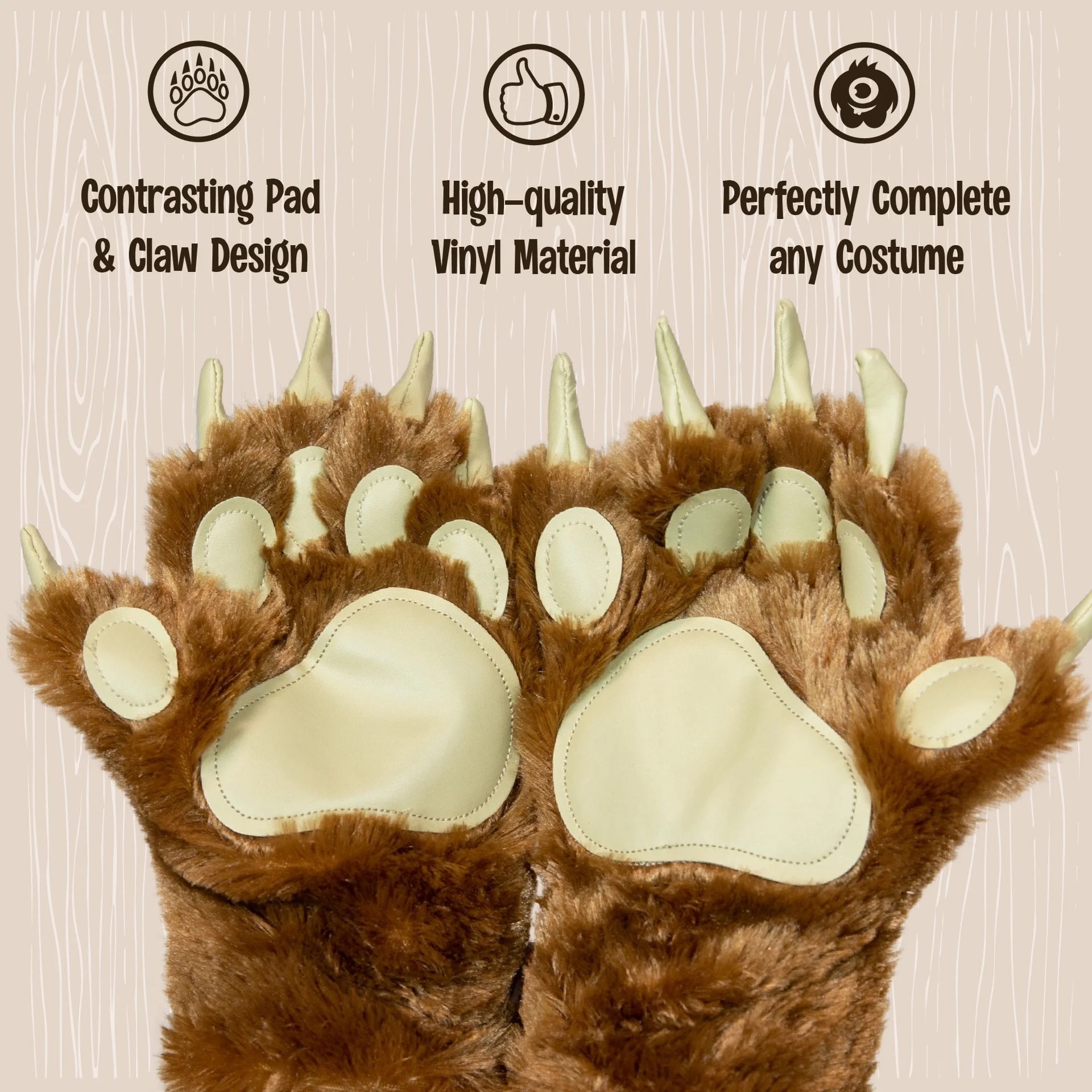 New Kids Mittens Paws Bear