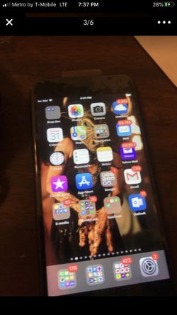 7 Plus fully unlocked for any carrier black 256 GB
