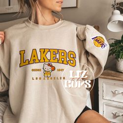 Hello kitty Lakers sweater