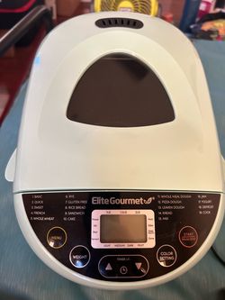 Elite Gourmet bread maker, 2-lb/19 program machine